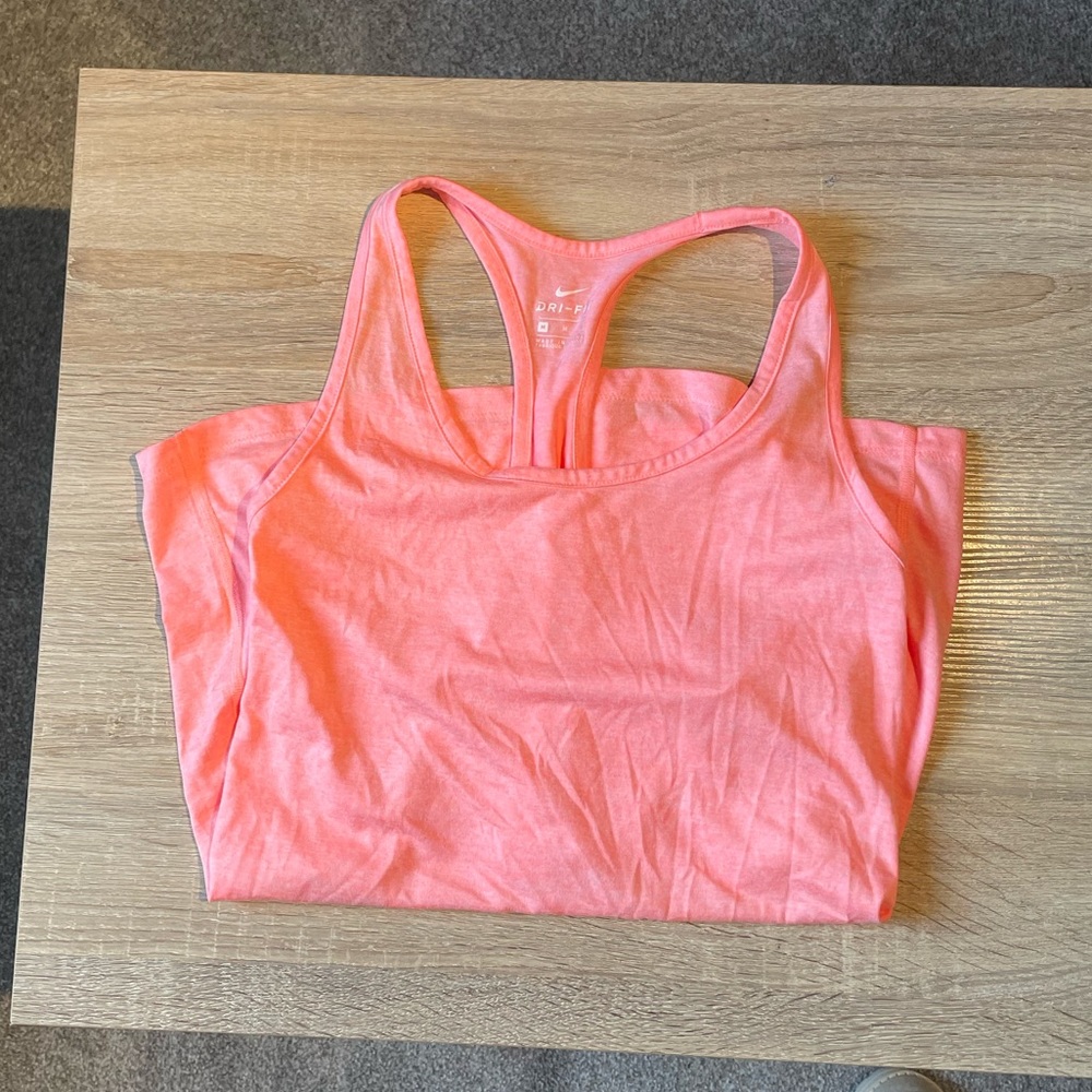 Pink Nike workout tank